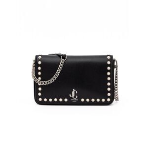 Jimmy Choo Black Leather Crossbody Women's Bag
